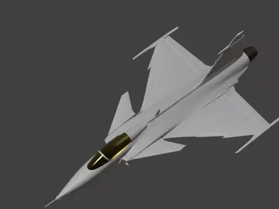 JAS 39 Gripen 3D print model