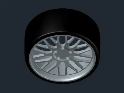 Car Rim Free 3D model 3