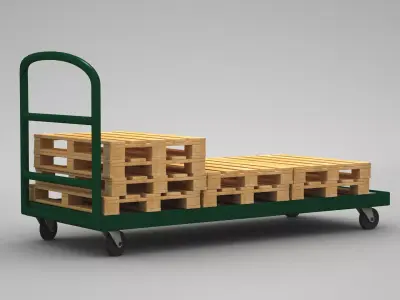 Transport Trolley 3D model