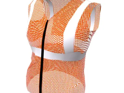 Safety Jacket Low Poly Low-poly 3D model