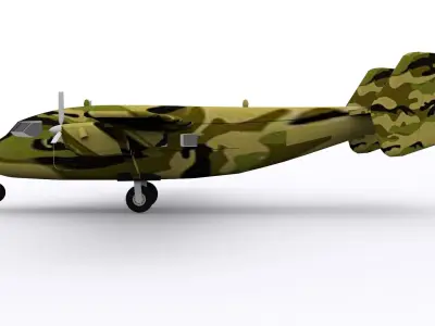 M28 skytruck Low-poly 3D model