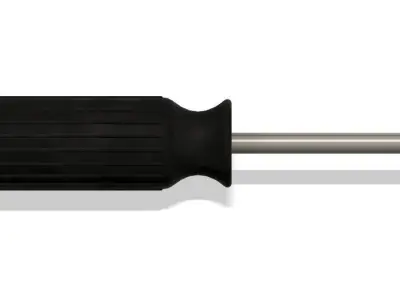 Flat head Screwdriver Free 3D model