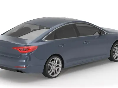 Generic Sedan 01 3D model