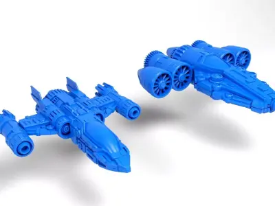 Spaceships 2 Toys 3D print model