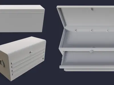 Tool box Low-poly 3D model purchase