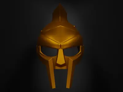 Gladiator Face Helmet Doom Face Mask - Gladiator Armor Part 3D print model purchase