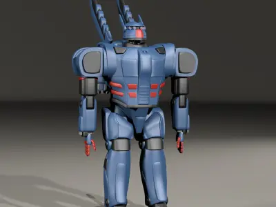 Mecha Armor 3D model