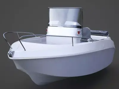 Motor Boat 01 3D model