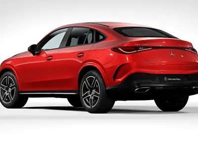 2024 Mercedes-Benz GLC Coupe 400e 3D model purchase