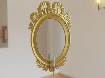 antiquated mirror salda arredamenti Free 3D model