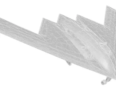 Aircraft 25 3D model