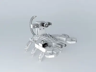 robot scorpion Free 3D model