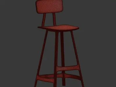 Yardbird stool Sean dix 3D model