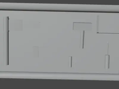 Low poly Tool Table  3D model