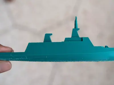 La Fayette Class Frigate class inspired battleship Free 3D print model