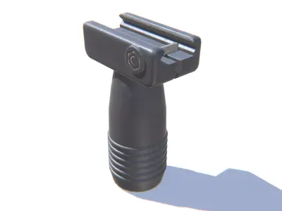 Tactical Fore Grip Low-poly 3D model
