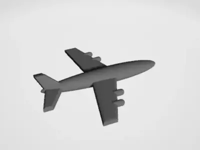 Airplane 3D model by leonmyriam7