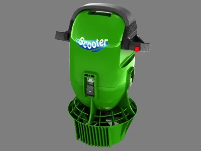 Diving Scooter Realistic 3D model