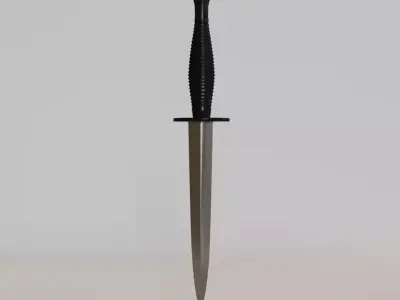 Dagger Low-poly 3D model