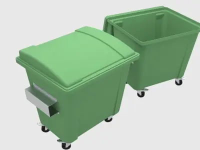 waste bin 3D model