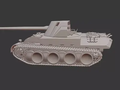 Rhm Skorpion G Tank Destroyer 3D Printable  3D print model