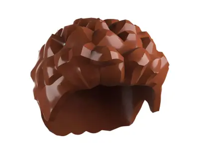 Custom3Dprint Minifigure Accessory - Minifigure Hair S2 - 079 3D print model