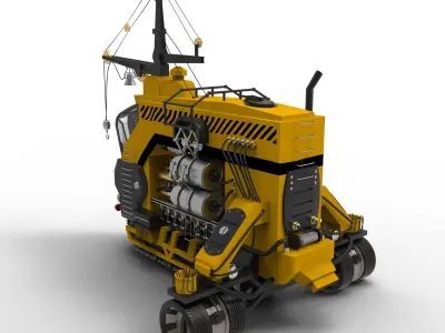 3D Concept Vehicle  3D model