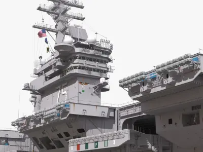 USS Harry S Truman CVN-75 3D model