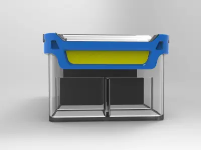 Medical storage bins 3D model