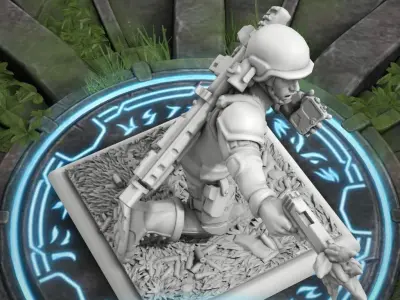 Tactical Unit Calling for support 3D model