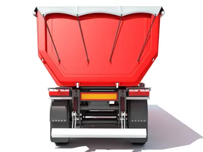 Farm Trailer 3D model buy