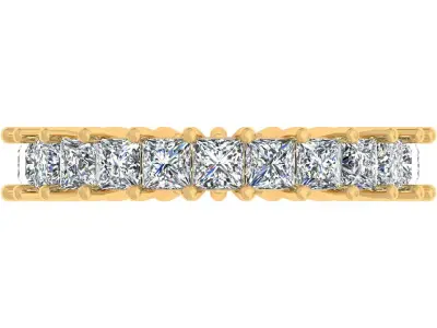 Princess Stone Eternity Band 3D print model