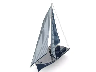 Sailboat 3D model