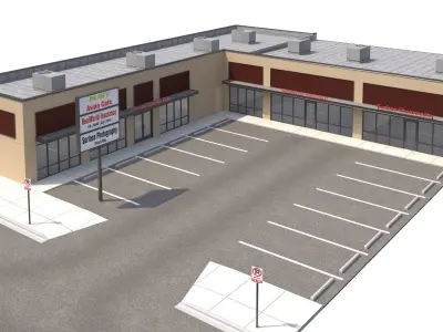 Retail-102 Retail Store 3D model
