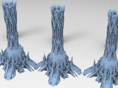 Nightshade prism tower 4 3D model