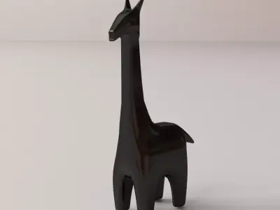 Giraffe Statue 3D model