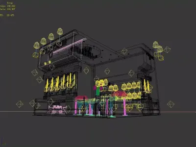 Exhibition - Area - 6X6-3DMAX2009-1 3D model