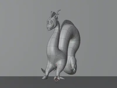 Dragon 3D model 3