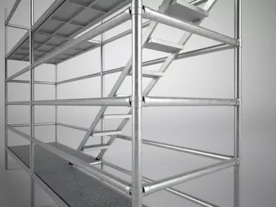 Scaffold tower 12 3D model