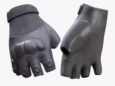 Skydiving Gloves 47 - All MH Bodies - UE5 Skeletons - Rigged Low-poly 3D model