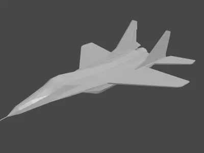 Lowpoly Mig-29 Fighter Free 3D model