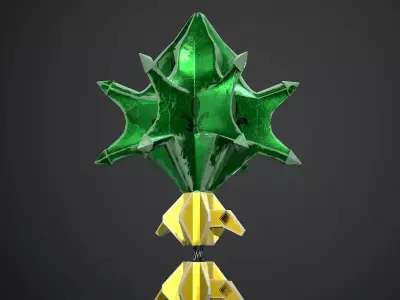 Fishbone Low-poly 3D model