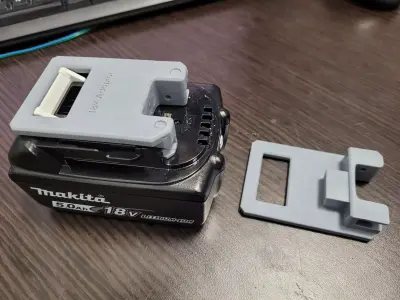 Adaptor for makita 18V battery 3D model