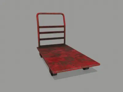 Trolley hand truck Low-poly 3D model buy