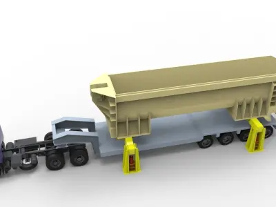 truck scrap Free 3D model