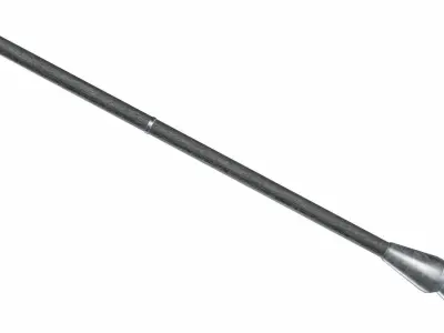 Fantasy spear Low-poly 3D model buy