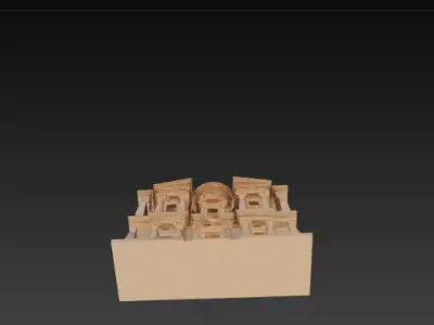 Petra Roman Mixed Ancient Architecture 3D 3D print model