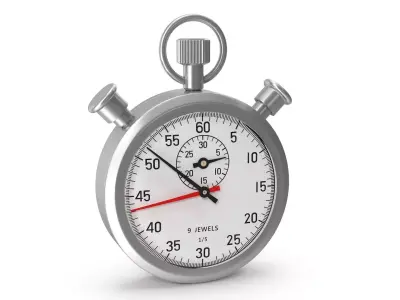 Stopwatch Low-poly 3D model