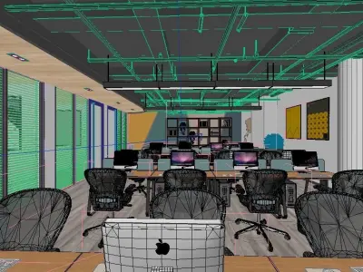 Modern Office Design 3D model