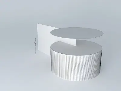 Painted Cylinder Free 3D model